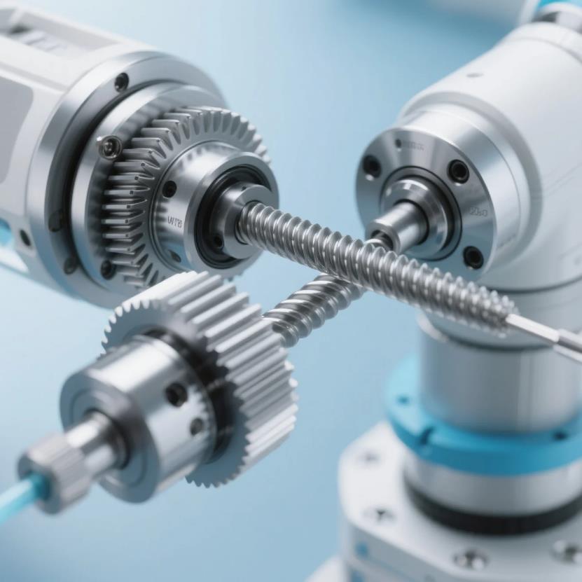 Worm gear mechanism for surgical precision